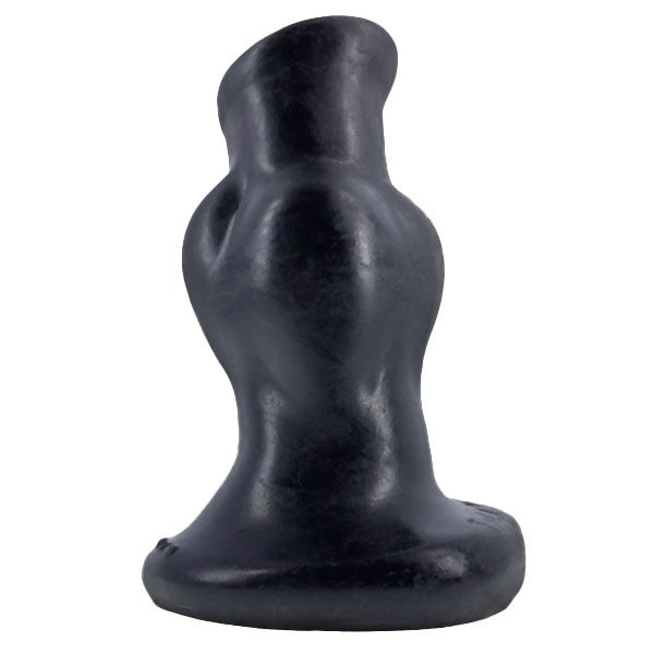 Oxballs Tall POPPER PIG-HOLE Hollow Plug | Black