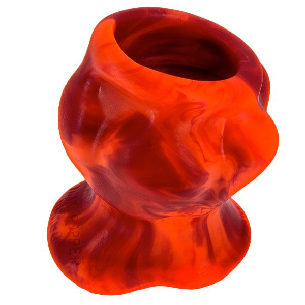 Oxballs Jumbo POPPER PIG-HOLE Hollow Plug | Fire Red