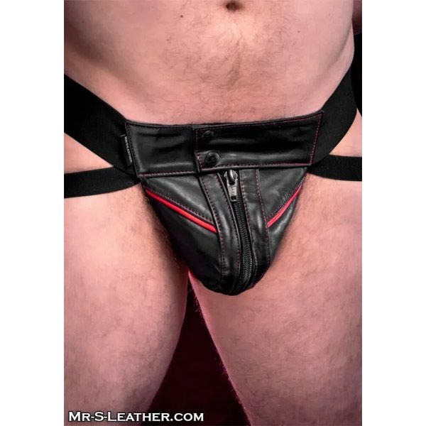 Mr.S Leather Hardline Jockstrap | Red