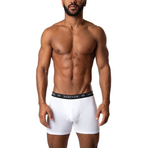 Nasty Pig LAUNCH Boxer Brief | White