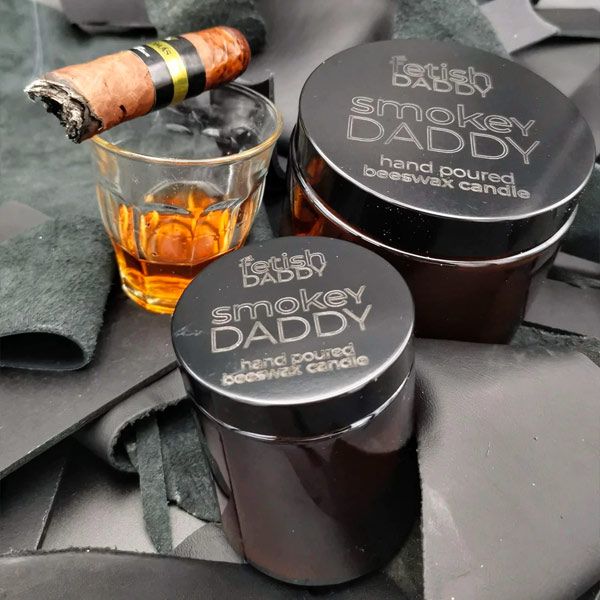 Smokey Daddy | Beeswax Candle Medium 6oz Jar