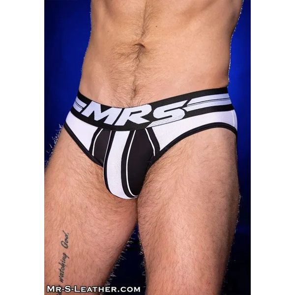 Mr. S Leather Frontline Brief | White