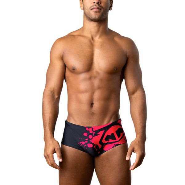 Nasty Pig LOAD SUNGA Swim Trunk | Black/Pink