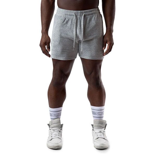 Nasty Pig CHILL OUT Rugby Short | Light Heather Grey