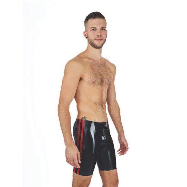 Mister B Rubber Fucker Shorts | Black/Red