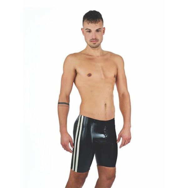 Mister B Rubber Fucker Shorts | Black/White