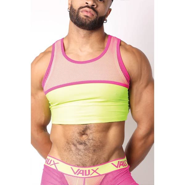 Cell Block 13 VAUX SUPERNOVA Crop Top | Fuchsia