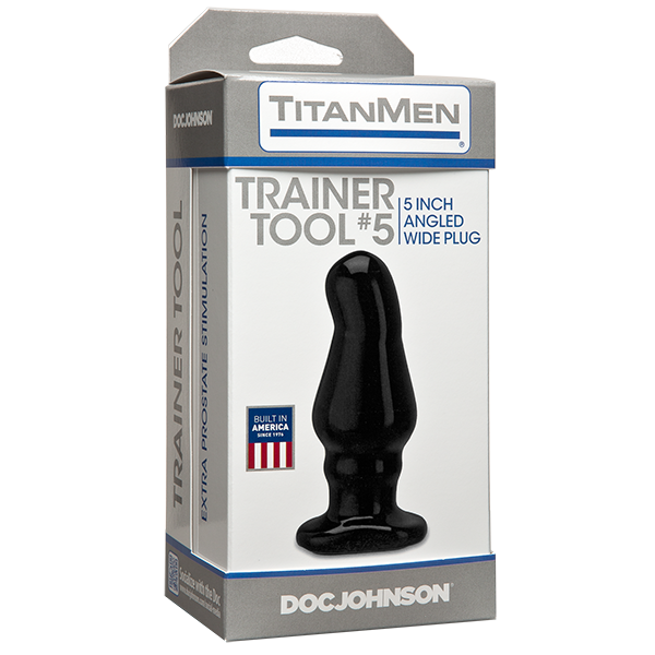 Titanmen Trainer Tool #5 - 5 Inch Angled Wide Anal Plug