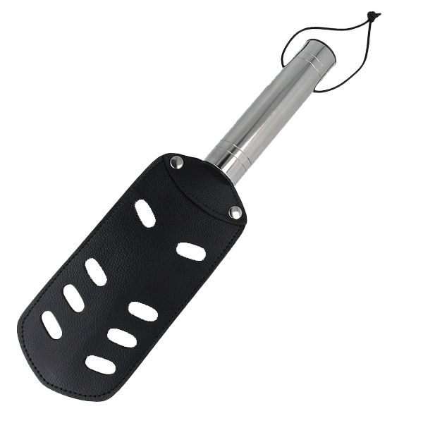 Titus Steel Leather Slotted Paddle