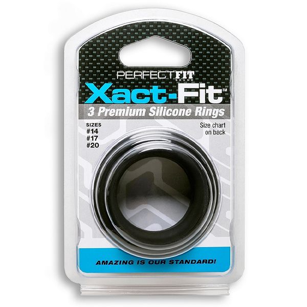 Xact-Fit Kit - Cockring Set - S/M/L 3Pk
