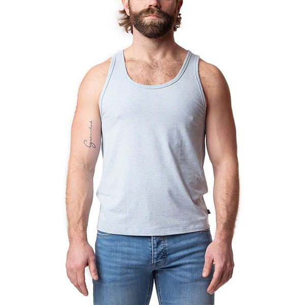 Nasty Pig NP Tank Top | Light Heather Blue