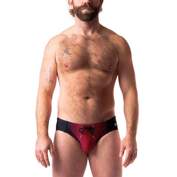 Nasty Pig VERGE Swim Bikini | Black/Red