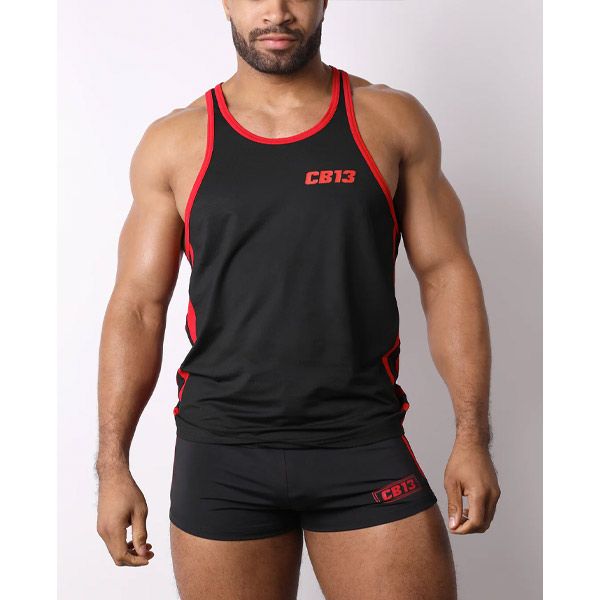 Cell Block 13  BASELINE Tank Top | Red