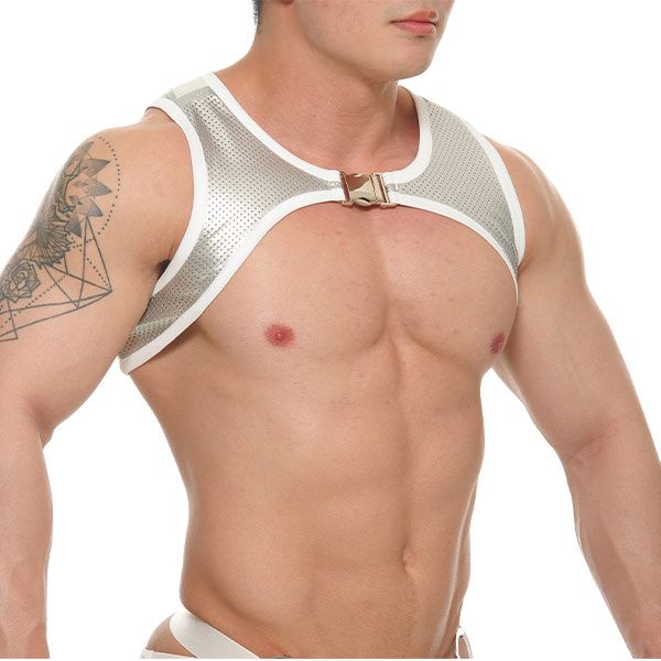 STUD CORE Chest Harness | Silver