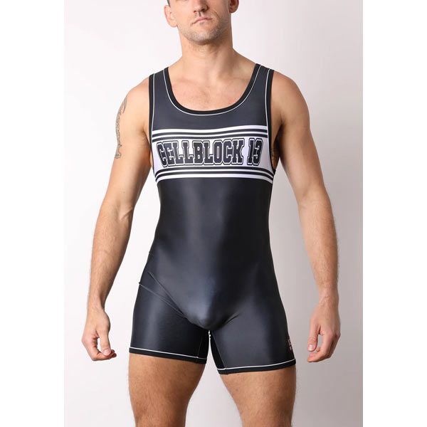 Cell Block CHALLENGER Zipper Singlet | Black