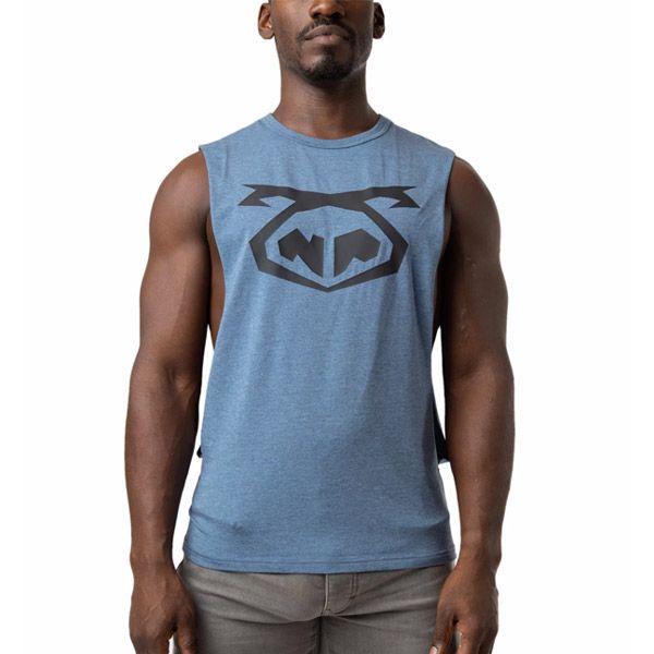 Nasty Pig BRANDMARK Shredder Tank Top | Denim Blue Heather