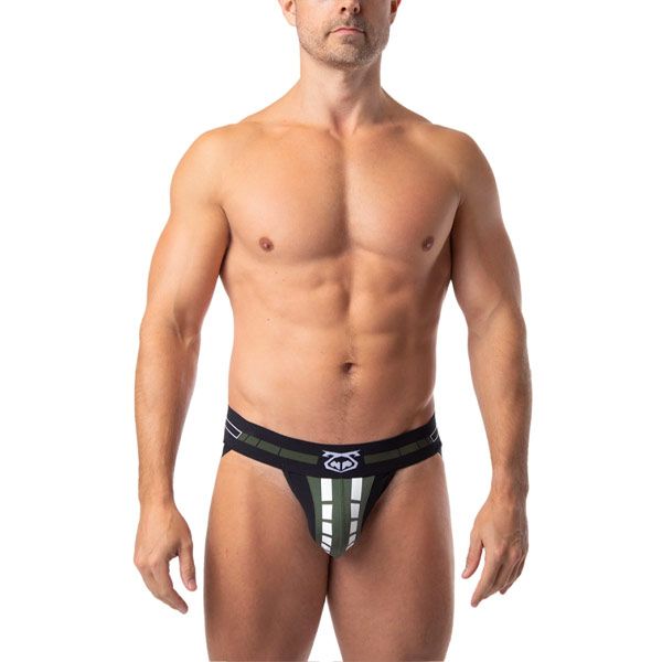 Nasty Pig GRIND Jock Strap | Black/Army Green