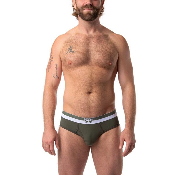 Nasty Pig HORIZON Y-Front Brief | Army Green