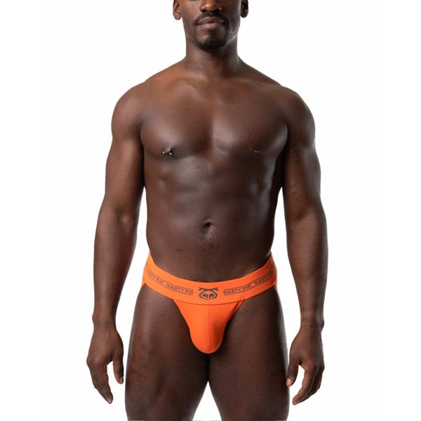 Nasty Pig CORE Jockstrap | Flame Orange/Rock Grey