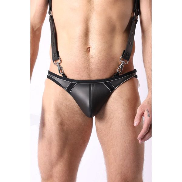 Cell Block 13 ARCHER Neoprene Jock Brief | Black