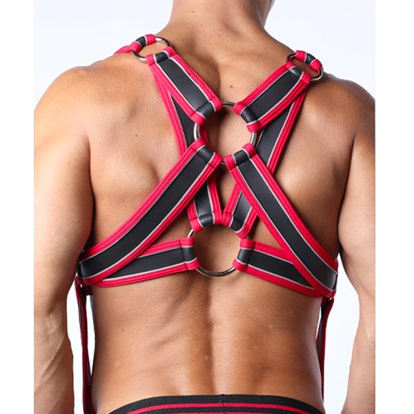 Cell Block 13 MERCURY Adjustable Neo Harness | Red