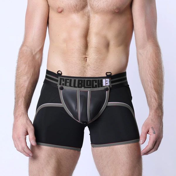 Cell Block 13 MERCURY Neo Zipper Trunk w/ C-Ring + Removable Pouch | Grey