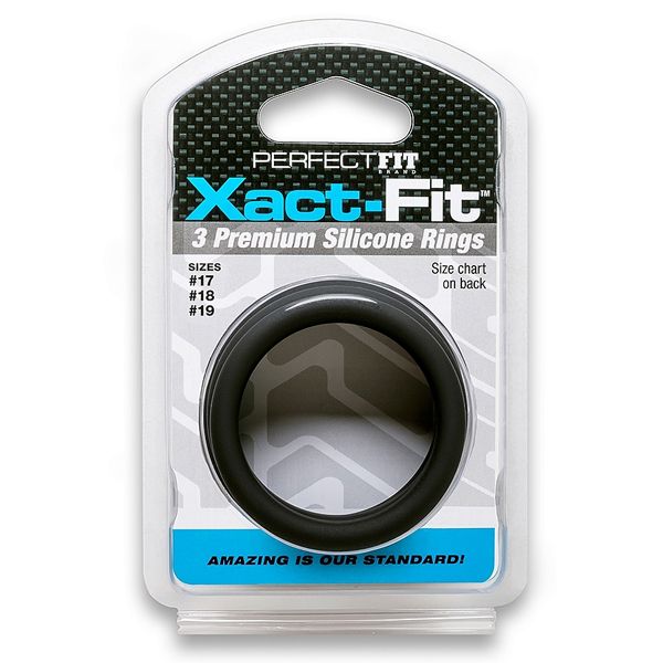 Xact-Fit Kit - Cockring Set - M/L 3Pk