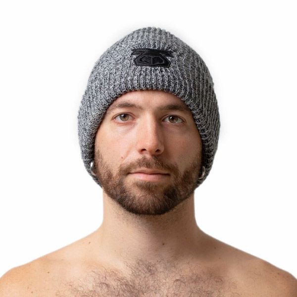 Nasty Pig Snout Beanie | Static Grey