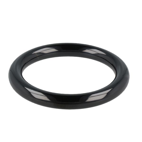 Titus Steel THIN 8mm Cock Ring Various Sizes | Black 