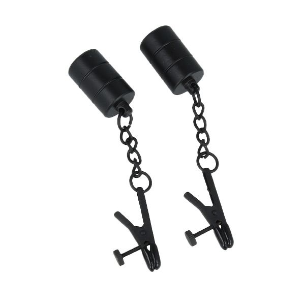 Titus Steel WEIGHTED Nipple Clamps | Black