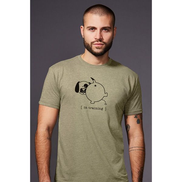 Silber Fuchs PUP IN TRAINING Tee OR Shredder | Olive