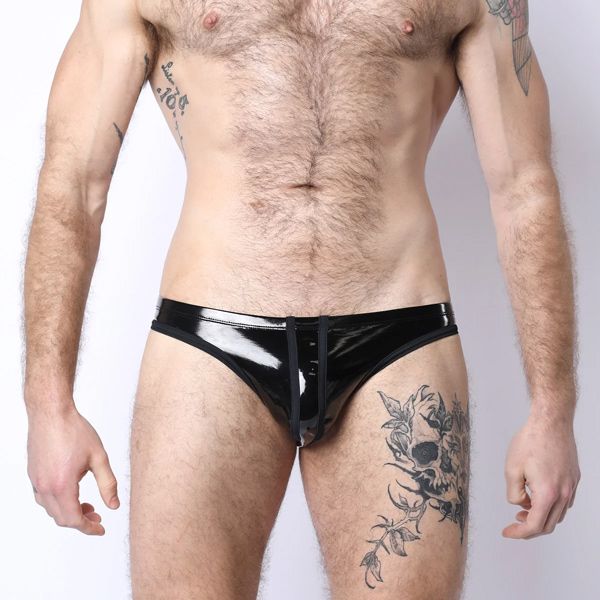 Cell Block 13 BLACK CHROME Low Rise Brief | Black