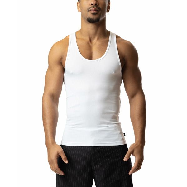 Nasty Pig PIG RIB Tank Top | White