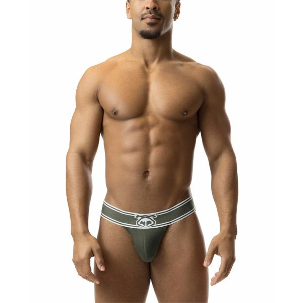 Nasty Pig CORE Sport Brief | Army Green/White