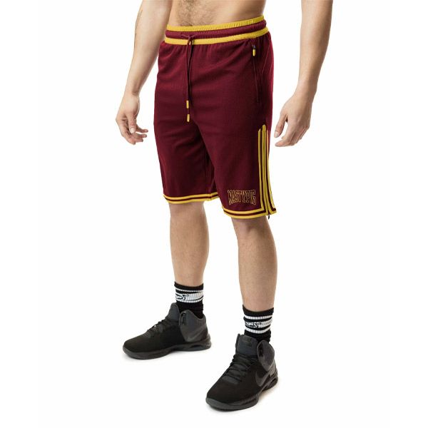 Nasty Pig RUSH Long Short | Burgundy/Goldenrod