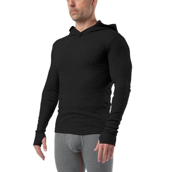 Nasty Pig UNION Hooded Long Sleeve | Black