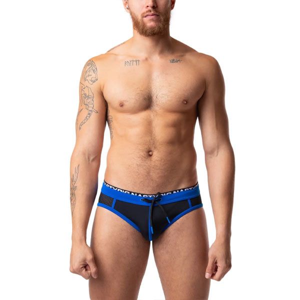 Nasty Pig MESH 2.0 Bikini Swim | Black/Prince Blue