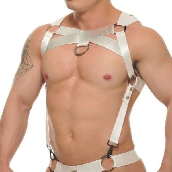 STUD KAI Chest Harness | Silver
