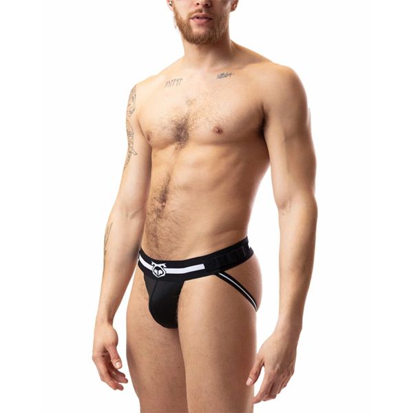 Nasty Pig VARSITY Jock Strap | Black/White