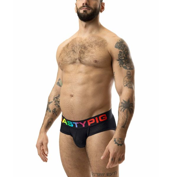 Nasty Pig PRIDE U-Front Brief 3.0 | Black