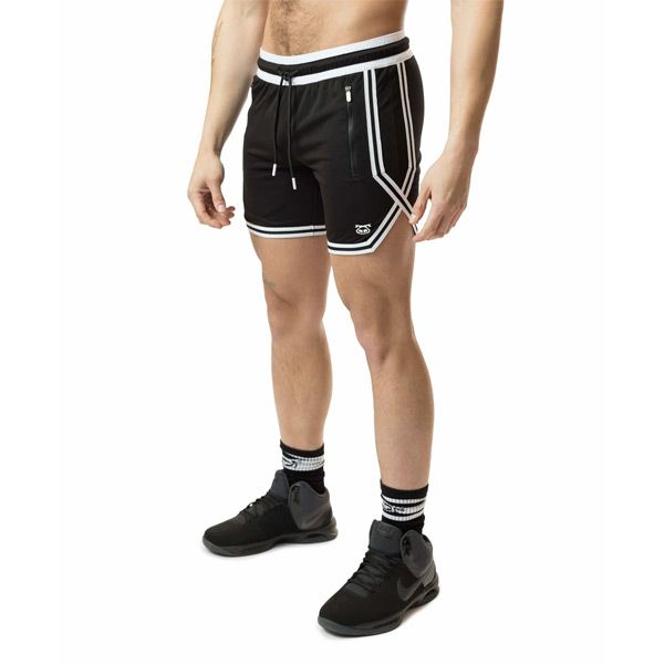 Nasty Pig VARSITY Rugby Short | Black/White