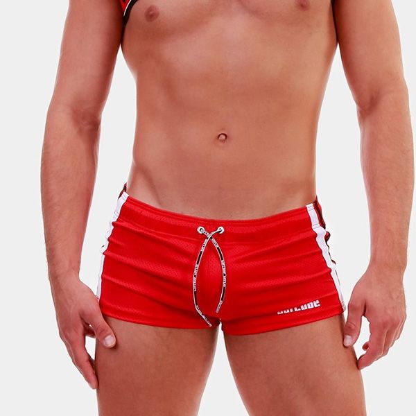 Barcode Berlin SHORT TIMUR | Red/White/Black