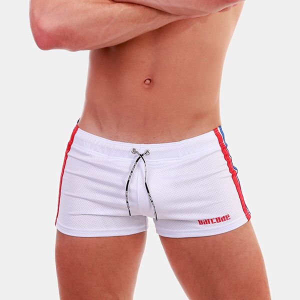 Barcode Berlin SHORT TIMUR | White/Red/Royal
