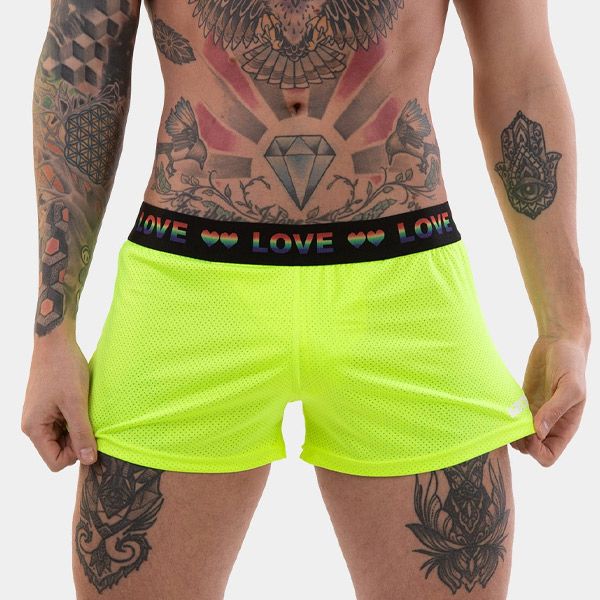 Barcode Berlin SHORT RIVA | Neon Green