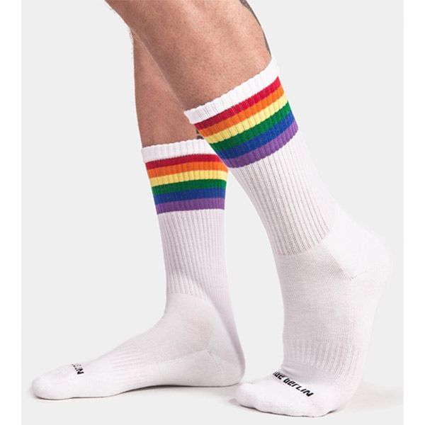 Barcode Berlin PRIDE GYM Socks | White