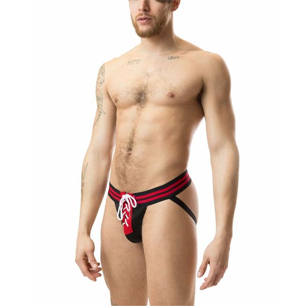 Nasty Pig STUD Jock Strap | Black/Red