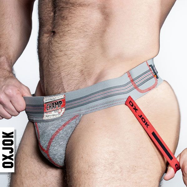 Oxballs CHAMP Jockstrap | Heather Grey