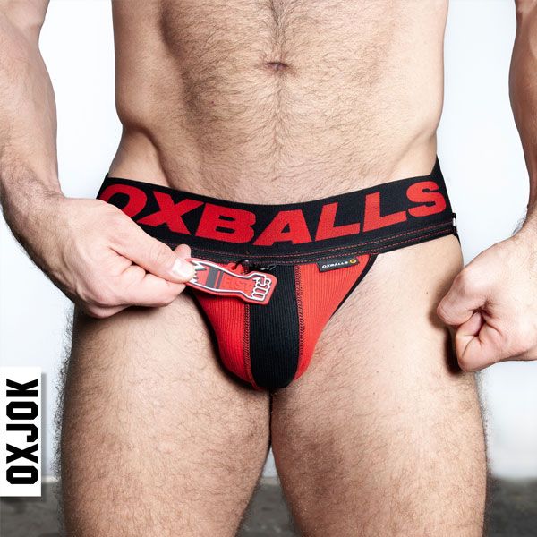 Oxballs FISTERJOCK Jockstrap | Black/Red