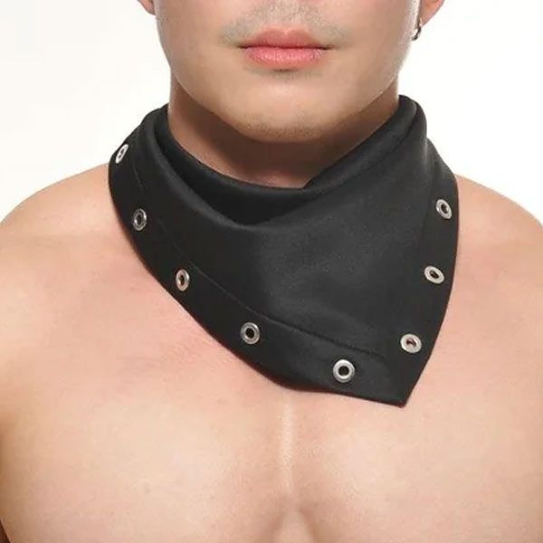 STUD JASPER Classic Cowboy Scarf | Black