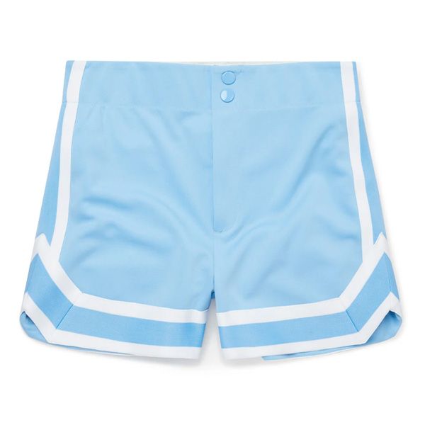 BIKE® ATHLETIC STRIPE Coaches Short | Light Blue